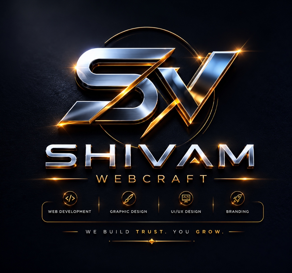 SV Shivam Webcraft Premium Logo