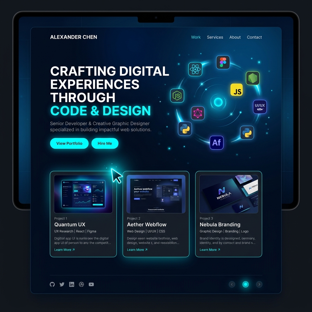 Shivam Kumar Premium Developer Portfolio Website Design